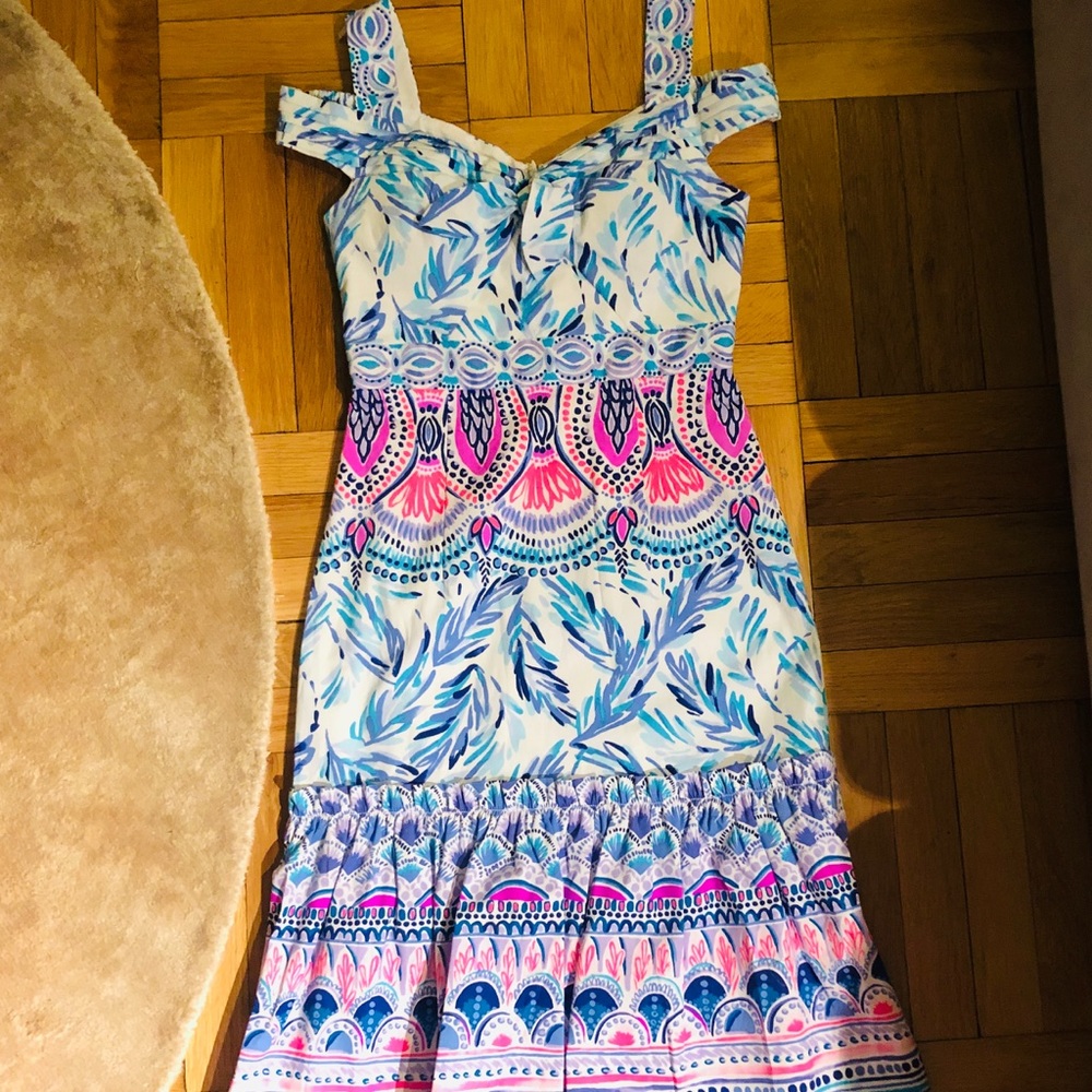 Lilly Pulitzer Iva Midi Dress- Size 2- NWT